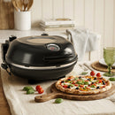 Electric Pizza Maker–12 Inch Electric Pizza Oven Indoor Countertop Maker with Ceramic Stone Heats up to 800˚F