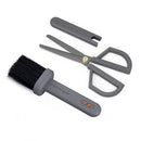 8 in 1 Mini Hacksaw with Woodworking Saw, Household Scissors, Carbide Grit Saw Blades, Hacksaw Blades with Tool Box
