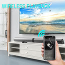Detachable Surround Sound Bar Wireless Subwoofer 2 Speaker System Home Theater