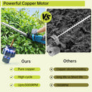 20'' Electric Hedge Trimmer Cordless Power Hedge Trimmer with 2Battery & Charger