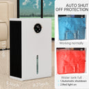 Dehumidifier 1000 sq.ft Dehumidifier for Home 95 Ounce Tank Quiet and Energy Saving Negative Ion Air Purification 7 Colors LED Light WithTouch Screen Portable Home Dehumidifier for Bedroom Bathroom Basement