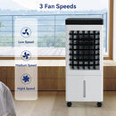 Portable 10L Evaporative Air Cooler 3-IN-1 Evaporative Cooler w/ Remote Control Fan & Humidifier