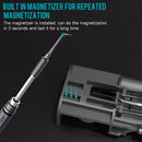 Precision Screwdriver Set 60-Pieces Hobby and Repair Set DIY PC Phone Hardware Electronic Devices Repair Watch Portable Compact 4mm Bits Slim Rotating Screwdriver Tweezers