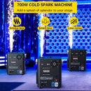 1/2/4Pcs 700W Large Cold Spark Firework Machine DMX Stage DJ Event Party With Remote
