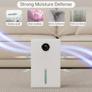 Dehumidifier 1000 sq.ft Dehumidifier for Home 95 Ounce Tank Quiet and Energy Saving Negative Ion Air Purification 7 Colors LED Light WithTouch Screen Portable Home Dehumidifier for Bedroom Bathroom Basement