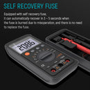 Digital Multimeter Tester,6000 Counts,with DC/AC Voltmeter; Measures Voltage,Current,Resistance,Continuity,and Diodes; Auto Range Switching,Suitable for Household Electrical and Automotive Repairs