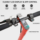 8.5" Folding Electric Scooter With app 350W 35KM Range 30km/h City Commute White