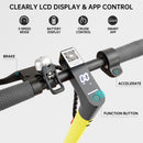 8.5" Folding Electric Scooter With app 350W 35KM Range 30km/h City Commute White