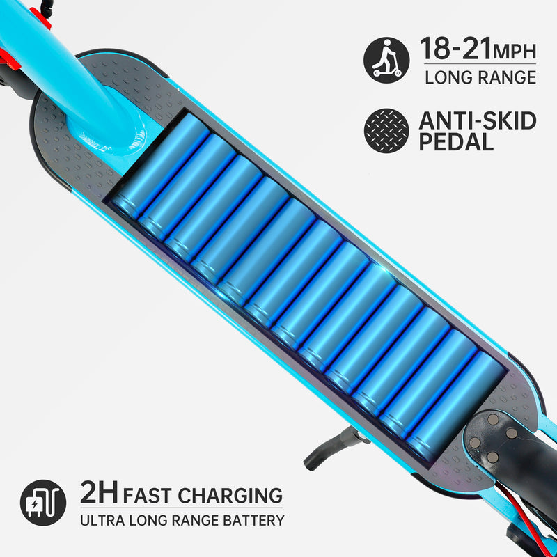 8.5" Folding Electric Scooter With app 350W 35KM Range 30km/h City Commute White