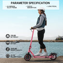 8.5" Folding Electric Scooter With app 350W 35KM Range 30km/h City Commute White