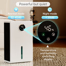 Dehumidifier 1000 sq.ft Dehumidifier for Home 95 Ounce Tank Quiet and Energy Saving Negative Ion Air Purification 7 Colors LED Light WithTouch Screen Portable Home Dehumidifier for Bedroom Bathroom Basement
