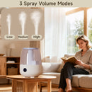 Humidifiers for Bedroom Large Room Home (6.8L) Cool Mist Top Fill Essential Oil Diffuser for Baby & Plants&Pet  Large capacity With remote control