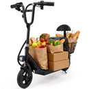 Electric Scooter for Kids Ages 4-10, 3-Speed Adjustable, Up to 11 MPH, Neon Lights, 12.43-Mile Range, Electric Scooter with Seat for Kids