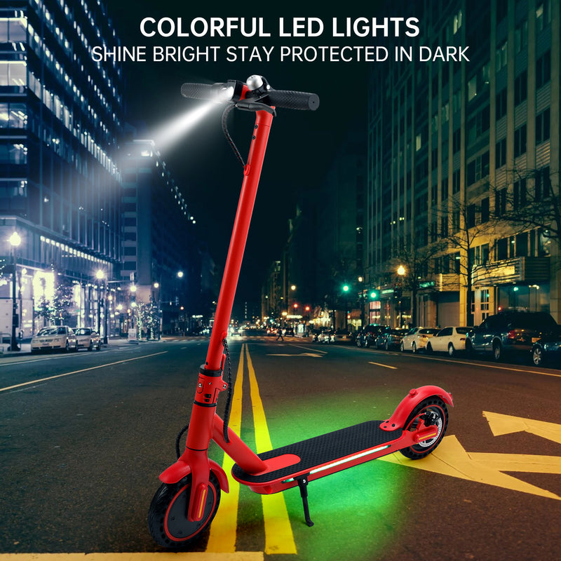 8.5" Folding Electric Scooter With app 350W 35KM Range 30km/h City Commute White