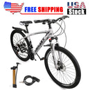 27.5" Wheels Cycling Adults Mountain Bike 21 Speed Bicycle+Bike Lock+Air Pump