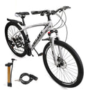 27.5" Wheels Cycling Adults Mountain Bike 21 Speed Bicycle+Bike Lock+Air Pump