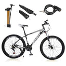27.5" Wheels Cycling Adults Mountain Bike 21 Speed Bicycle+Bike Lock+Air Pump