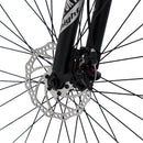 27.5" wheels 27 speed double disc brake mountain bike MTB for adults Silver