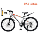 27.5" wheels 27 speed double disc brake mountain bike MTB for adults Silver