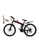 26" wheels 27 speed double disc brake folding mountain bike MTB for adults