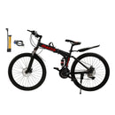 26" wheels 27 speed double disc brake folding mountain bike MTB for adults