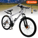26" Black 27 speed double disc brake Suspension Fork mountain bike MTB for adult