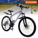 27.5" Black 27 speed double disc brake Suspension Fork mountain bike MTB for adult