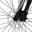 27.5" Spoke Wheel 24 Speed Mountain Bicycle Adult Bike MTB w/ fender Blue+Orange