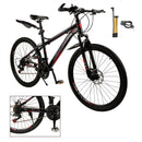 26" 21 speed Mountain Bike Double Disc Brake Thumb Shifter Unisex Teenagers MTB MTB 21 speed 26 inches Mountain Bike Double Disc Brake Unisex Teenagers Bicycle