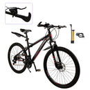 26" 21 speed Mountain Bike Double Disc Brake Thumb Shifter Unisex Teenagers MTB MTB 21 speed 26 inches Mountain Bike Double Disc Brake Unisex Teenagers Bicycle