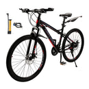 26" 21 speed Mountain Bike Double Disc Brake Thumb Shifter Unisex Teenagers MTB MTB 21 speed 26 inches Mountain Bike Double Disc Brake Unisex Teenagers Bicycle
