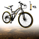 21 speed 26" Mountain Bike Full Suspension Thumb Shifter Unisex Teenagers MTB