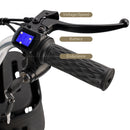 400W 48V 12A Elder Electric folding trike 3 wheel e-bike with Rear Seat Cream