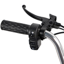 400W 48V 12A Elder Electric folding trike 3 wheel e-bike with Rear Seat Cream