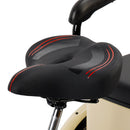 400W 48V 12A Elder Electric folding trike 3 wheel e-bike with Rear Seat Cream