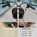 400W 48V 12A Elder Electric folding trike 3 wheel e-bike with Rear Seat Cream