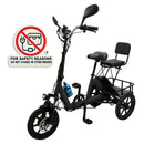 Three Wheel E-Trike for Adults 3 Wheel Electric Folding Tricycle