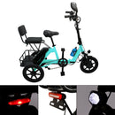 3 Wheel Electric Motorized Folding Tricycle E-Bike 48V 350W 10.4AH