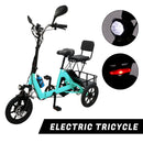 3 Wheel Electric Motorized Folding Tricycle E-Bike 48V 350W 10.4AH