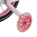 16" Kids Bicycle Girls Bike with Training Wheels Basket Kickstand Pink