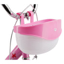 16" Kids Bicycle Girls Bike with Training Wheels Basket Kickstand Pink