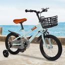 14" Kids Toddlers Bicycle for Boys and Girls with Training Wheels Basket Cyan
