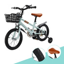 14" Kids Toddlers Bicycle for Boys and Girls with Training Wheels Basket Cyan