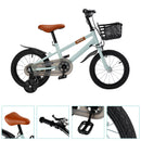 14" Kids Toddlers Bicycle for Boys and Girls with Training Wheels Basket Cyan