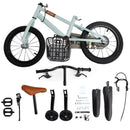 14" Kids Toddlers Bicycle for Boys and Girls with Training Wheels Basket Cyan