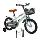 14" Kids Toddlers Bicycle for Boys and Girls with Training Wheels Basket Cyan
