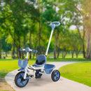 Boys Girls Toddler Trike Kids Tricycle with Push Handle Children Push Trike