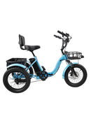 18*3.0 48V 13AH 350W (peak 525W) Electric Tricycle E-Trike with IPX7 Display