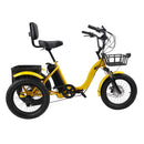 18" 7 Speed 48V 13AH 350W (peak 525W) Electric Tricycle with IPX7 Display