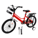 Kids Bike for Boys and Girls with auxiliary wheels & Rack & Basket 16"/18"